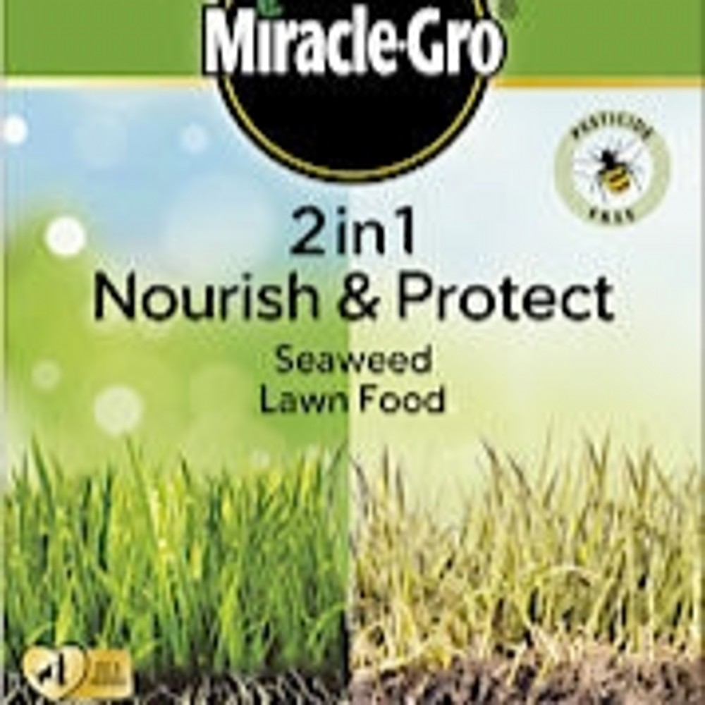 Miracle Gro 2 in 1 Nourish and Protect Lawn feed Barn Farm Plants