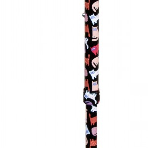 Folding Cane Black Floral