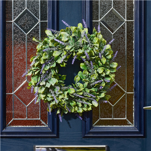Door Wreath Lavendar Whirl