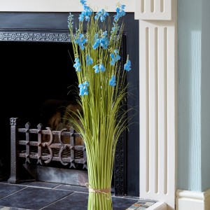 Faux Bouquet True Blue 90cm