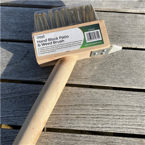 Block Patio/Weed Brush